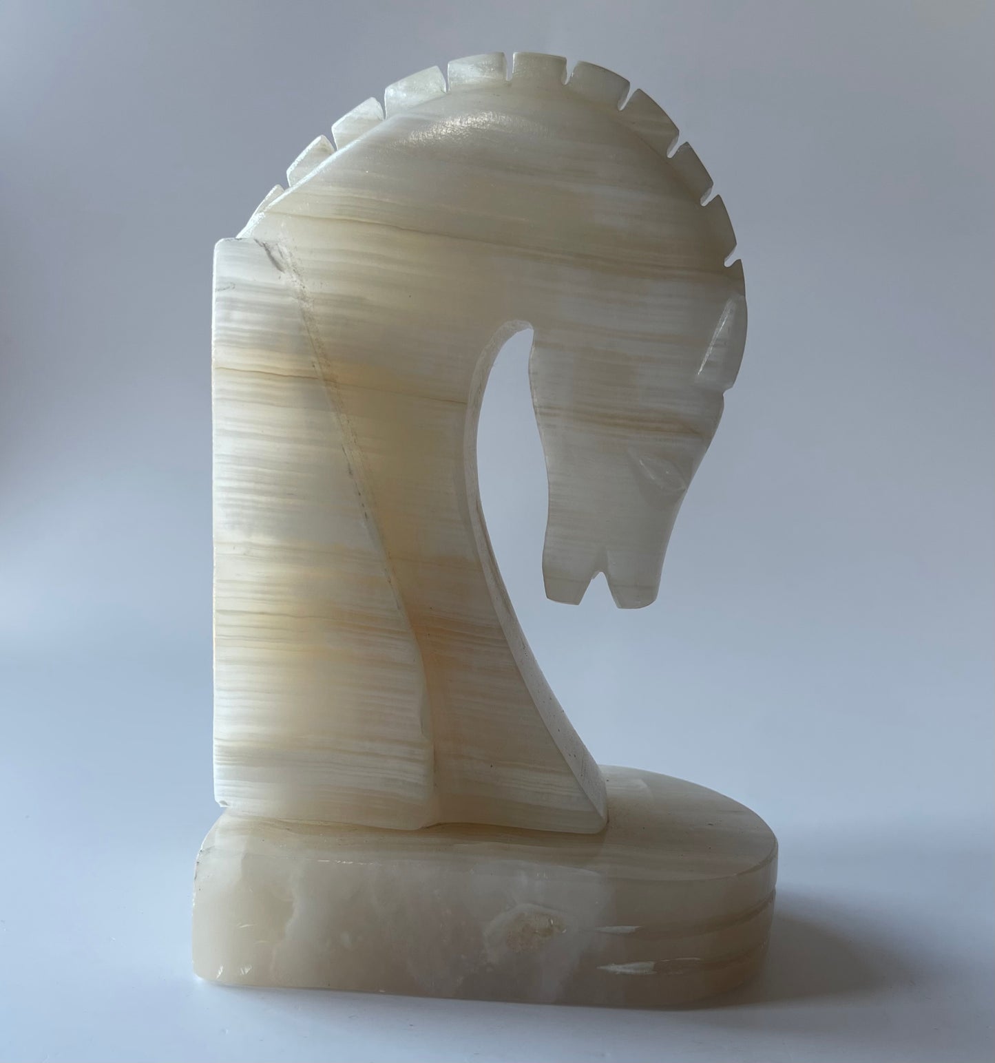 Onyx Horse Head Bookend