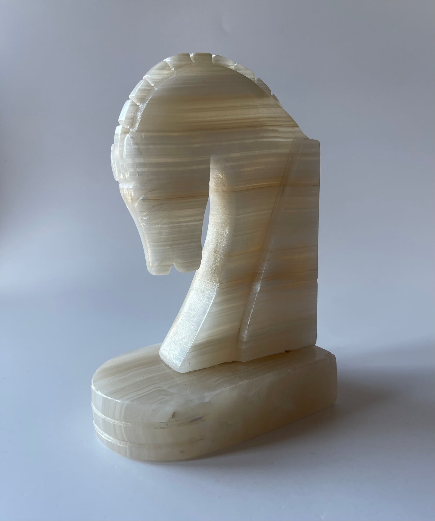 Onyx Horse Head Bookend