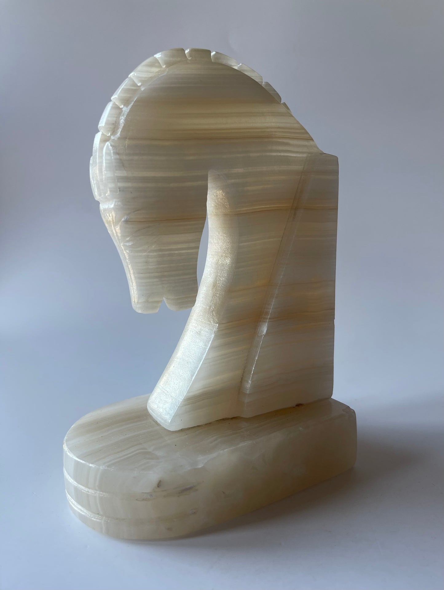 Onyx Horse Head Bookend