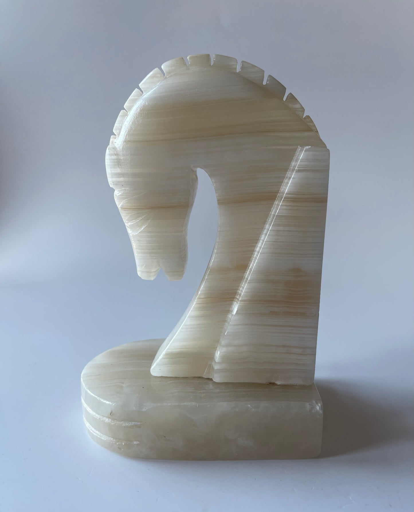 Onyx Horse Head Bookend