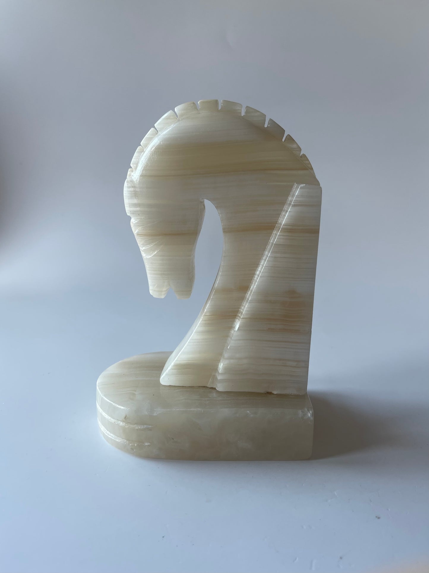 Onyx Horse Head Bookend